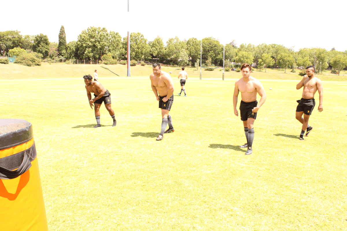 Getroud met Rugby: Witwarm oefensessie