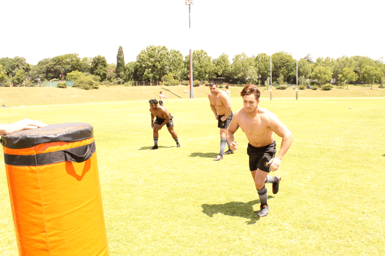 Getroud met Rugby: Witwarm oefensessie